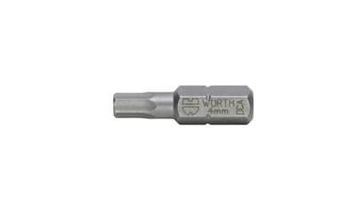 Wurth Bit binnenzeskant C 6,3 (1/4) Powerdriv - BIT 1/4 AANSL. SW.4         25 MM - 061417694 090    5