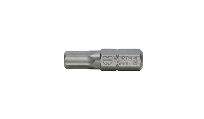 Wurth Bit binnenzeskant C 6,3 (1/4) Powerdriv - BIT 1/4 AANSL. SW.5         25 MM - 061417695 090    5