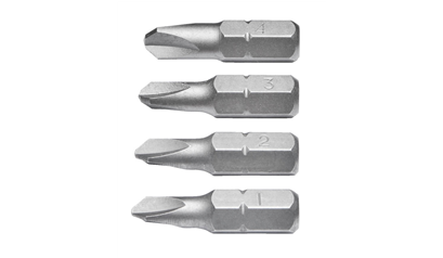 Wurth Assortiment tri-wingbits 4-delig - BIT, 25MM, 1/4'', KOGELKOP, 1-4 - 0614250303061    1