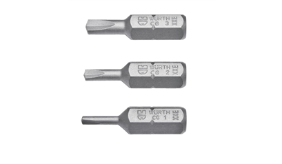 Wurth Assortiment veiligheidsbits Clutch 3-delig - BIT, 25MM, 1/4'', CLUTCH - 0614250311961    1