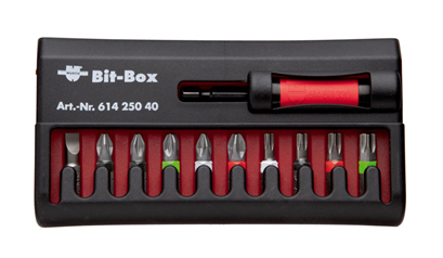 Wurth Bitbox C 6,3 (1/4) 11-delig bithouder - BITBOX, 1/4'', GEM, 10-TLG - 061425040 090    1