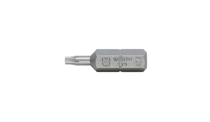 Wurth Bit TX C 6,3 (1/4) - BIT, 25MM, 1/4'', TX9 - 06143109  090   10