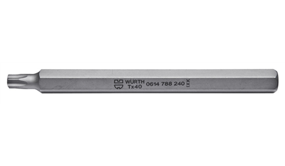 Wurth Bit TX 10 mm - BIT, 120MM, 10MM, TX50 - 0614788250061    5
