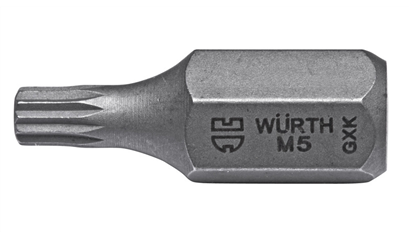 Wurth Bit veeltand 10 mm - BIT, 30MM, 10MM, M5 - 0614788405061    5