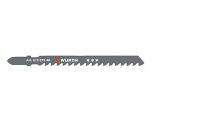 Wurth Decoupeerzaagblad, bouw - ZEBRA H.M.DECOUPEERZAAG 75MM/4,0MM 3ST. - 061527540 061    1
