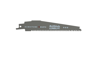 Wurth Schrobzaagblad, bouw - SZB-BOU-3STK-LL-MULTIBLADE-150X(2,5-4,0) - 0615715254961    1