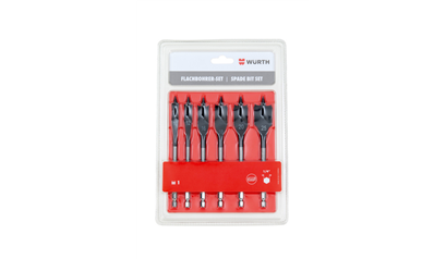 Wurth Spatelboorassortiment 6 stuks - SPEEDBOOR 6DELIG ASS.-L150-Ø10-25MM - 0650007004961    1