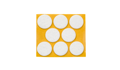 Wurth Meubelglijder, opplakbaar, rond - MEUBELGL ROND ZELFKL WIT 17MM - 0683550300961   20