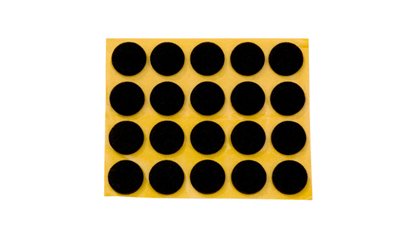Wurth Meubelglijder, opplakbaar, rond - MEUBELGL ROND ZELFKL BRUIN 17MM - 0683550301961   20