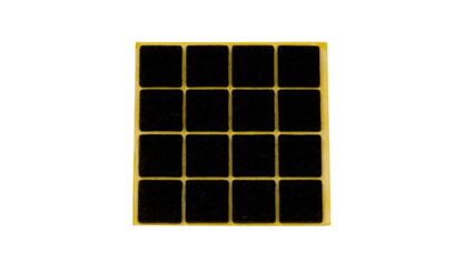 Wurth Meubelglijder, opplakbaar, hoekig - MEUBELGL VIERK ZELFKL BR 22X36MM - 0683550321961    8