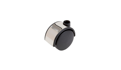 Wurth Dubbel meubelwiel, draaibaar, verchroomd - MEUBELROL HARD (CRP) D40MM 35KG - 0683567018961    4