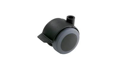 Wurth Dubbel meubelwiel, zwenkbaar, zacht - MEUBELROL REM ZACHT D50 50KG - 0683567061961    4