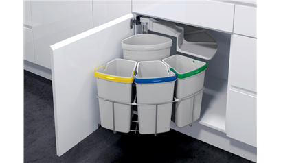 Wurth Afvalscheidingssysteem, Eco-Center 4 - AFV SCHEID SYST EKO CENT 4 39LTR - 0683720363961    1