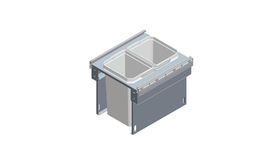 Wurth Afvalscheidingssysteem, Eco-Flexliner - AFVALSCHEID.SYS-OEKOLINER-FLEX-450-2VAKS - 0683720371961    1