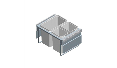 Wurth Afvalscheidingssysteem, Eco-Flexliner - AFVALSCHEID.SYS-OEKOLINER-FLEX-600-3VAKS - 0683720374961    1
