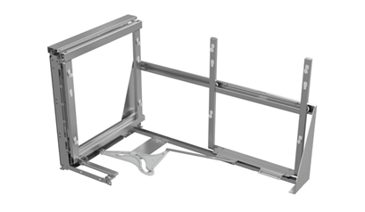 Wurth Frame voor hoekkast Wari Corner - HOEKKASTZW.BESL.-WARI CORNER-800-R-FRAME - 0683730361990    1