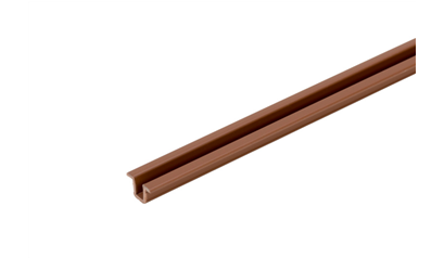 Wurth Schuifdeurbeslag, SB 20 E geleiderail - SB 20E SCHUIFRAIL PVC 3 MTR BRUIN - 0684562105090   10