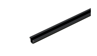 Wurth Schuifdeurbeslag, SB 20 E geleiderail - SB 20E SCHUIFRAIL PVC 3 MTR ZWART - 0684562106090   10