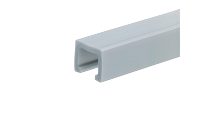 Wurth Geleiderail voor vouwdeur, FT 20 A - FT20 SCHUIFRAIL KUNSTST ZILVER1180 - 0684563008090    1