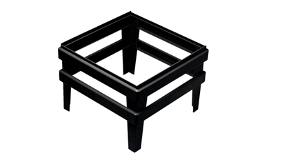 Wurth OrgaAer hangmappenframe 328 x 333 x 241 - DOSSIERKADER BUREAU PLA ZWART - 0684602872961    1