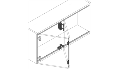 Wurth Rolschuifdeurbeslag loopwagen, draagvermogen 35 kg - RSB35 GELEIDER MET KUNSTOF  - 0684700603090    2