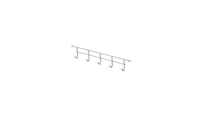 Wurth Hakenlijst voor wandbevestiging - HAKENREK WAND MONT CHR - 0684901242961    1
