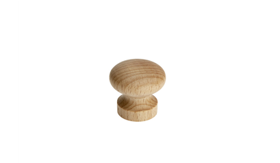 Wurth Meubelknop hout klassiek design - HNDL-KNOB-WO-BEECH-D35MM - 0685116045961   10