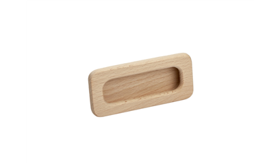 Wurth Komhandgreep, hout, ovaal - HNDL-SHELL-WO-BEECH-100X44MM - 0685125040090   10