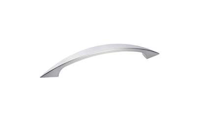 Wurth Designer-meubelgreep, gietzink, segmentboog punt - MEUBELGR 162X19X128X25MM ZDG  - 0685213422061   10
