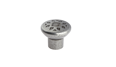 Wurth Knop, zinkspuitgietwerk, antiek - MEUBELKNOP-ZD-ANTHRACIET/ZINK-D35MM - 0685213551061   10