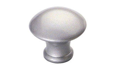 Wurth Zinkspuitgietwerk knop, paddestoelvorm - MEUBELKNOP-ZD-PADDESTOEL-(CR)-MAT-D30MM - 0685315351090    1