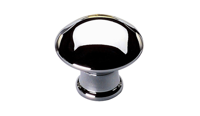 Wurth Zinkspuitgietwerk knop, paddestoelvorm - MEUBELKNOP-ZD-PADDEST.-(CR)-GEPOL.-D30M - 0685315352090    1
