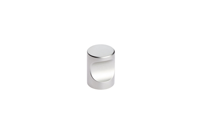 Wurth Meubelknop messing met infreesgreep - MEUBELKNOP-MS-CYL.VORM-(CR)-MAT-D18MM - 0685315363090    1