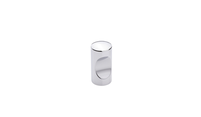 Wurth Meubelknop messing met infreesgreep - MEUBELKNOP-MS-CYL.VORM-(CR)-GEPOL.-D12MM - 0685315383090    1