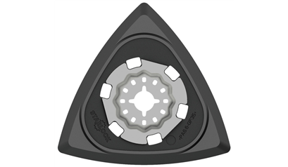 Wurth Starlock driehoekige schuurzool - STEUNPLAAT-DRIEHOEK-KLIT-STARLOCK-93MM - 0696121150961    1