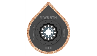 Wurth Starlock hardmetalen rasp - RASP-MULTI-STARLOCK-DRUPPELORM-D70MM - 0696121320961    1
