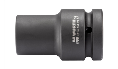 Wurth 1 inch krachtdop metrisch zeskant lang - 1 DOP LANG SW55 - 071415155 061    1