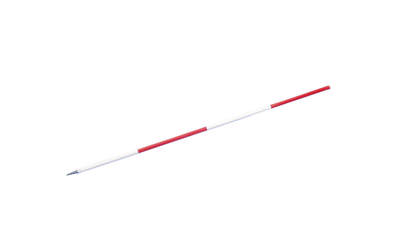 Wurth Landmeetstok, jalon - AY-RANGINGPOL-LEVL-STEEL/PVC-2M-R/W-50CM - 0714646222061   12