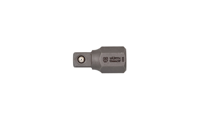 Wurth Adapter 10 mm x 1/4 inch - VERLOOPSTUK, 10MM, 1/4'', 22MM - 071511 02 060   10