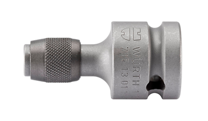 Wurth 1/2 adapter met snelwisselspankop - ADAPTER 1/2'' NAAR 1/4'' - 071513 01 090    1