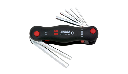 Wurth Set inbussleutels, inklapbaar, 7-delig - HAAKSE STIFTSLEUTEL SET, 7-TLG - 071531 70 064    1