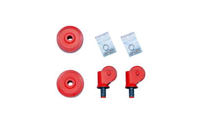 Wurth Gietijzeren wiel met rubberen coating - GEGOTEN WIELEN VOOR RH - 071554 16 090    1