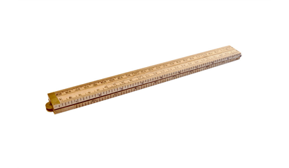 Wurth Timmermansduimstok - TIMMERMANSDUIMSTOK 1M 4DLG PALMHOUT - 071564 615990    1