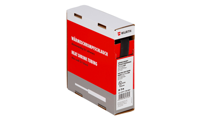 Wurth Krimpkous in dispenserdoos 2:1 - AFROLBOX KRIMPKOUS 4,8-2,4MM - 0771750004061   10
