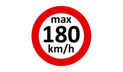 Wurth Snelheidssticker voor winterbanden - SNELHSTICKER-MAX-180KM/H - 0824010052961  100