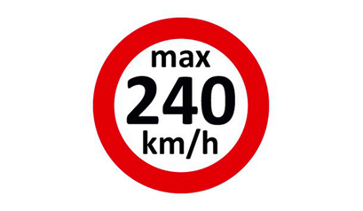 Wurth Snelheidssticker voor winterbanden - SNELHSTICKER-MAX-240KM/H - 0824010055961  100