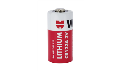 Wurth Lithiumbatterij - BATT-LITHIUM-CR123A-3.0V - 082708 123961  100