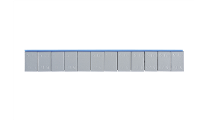 Wurth Stalen plakgewicht voor afsnijden - PLAKWIELGEWICHT STAAL (12X5)  60G 19X3,8 - 083014 410961  100