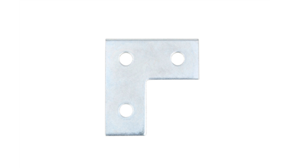 Wurth VARIFIX vlakke verbinder, L-vorm, 3 ronde gaten - FLCON-L-PRFL36-3RDHO - 0862006012961   25