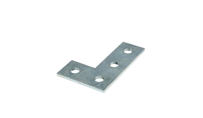 Wurth VARIFIX vlakke verbinder, L-vorm, 4 ronde gaten - FLCON-L-PRFL41-4RDHO - 0862006033961   20